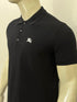 BURBERRY EKD EMBROIDERED POLO BLACK