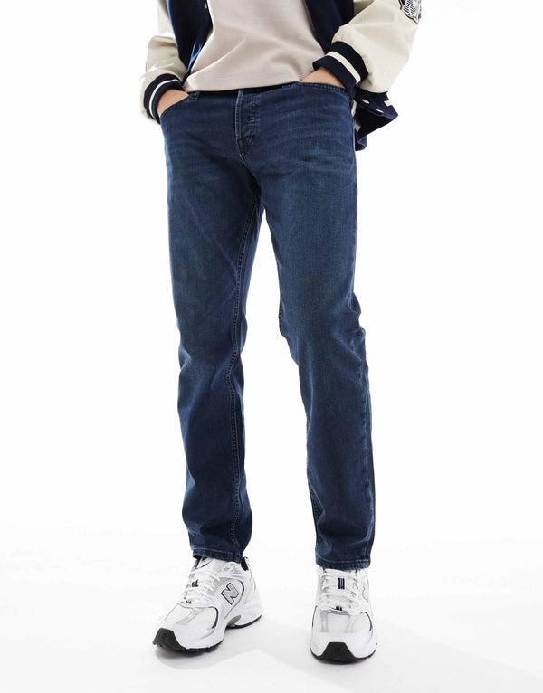MUCH MORE STRAIGHT REGULAR JEANS - DARK BLUE