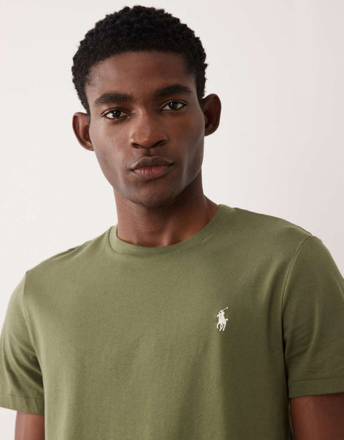 RL SIGNATURE PONY EMBROIDERED T-SHIRT - OLIVE GREEN