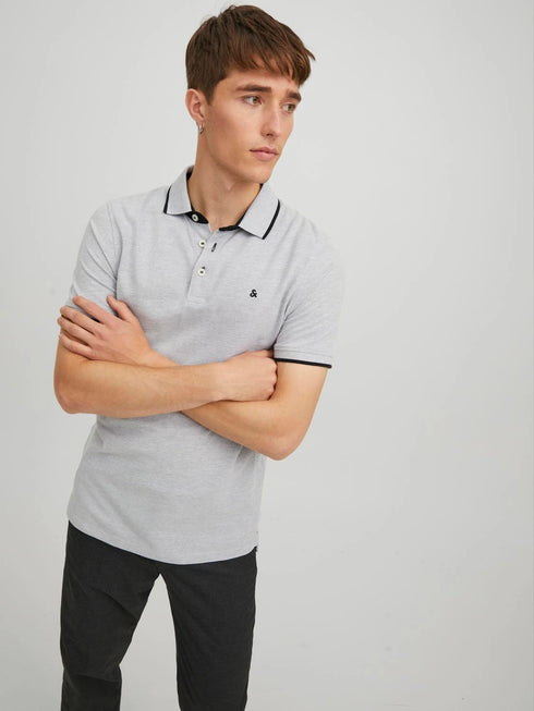 JACK&JONES COLLAR STRIPE POLO T-SHIRT
