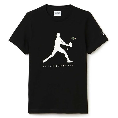 LACOSTE DRI-FIT NOVAK DJOKOVIC LOGO T-SHIRT