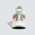 NIKE ZOOM MEN'S WHITE & GREY RUNNING SHOES WITH ORANGE ACCENTS