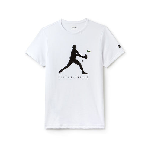 LACOSTE DRI-FIT NOVAK DJOKOVIC LOGO T-SHIRT