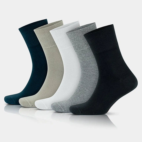 SOLEMATE ORGANIC COTTON DIABETIC CREW SOCKS - PACK OF 3