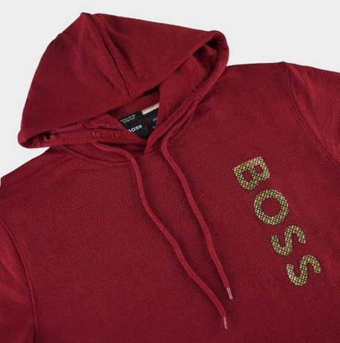 H.B SEEGER MONOGRAM-FILLED LOGO HOODIE