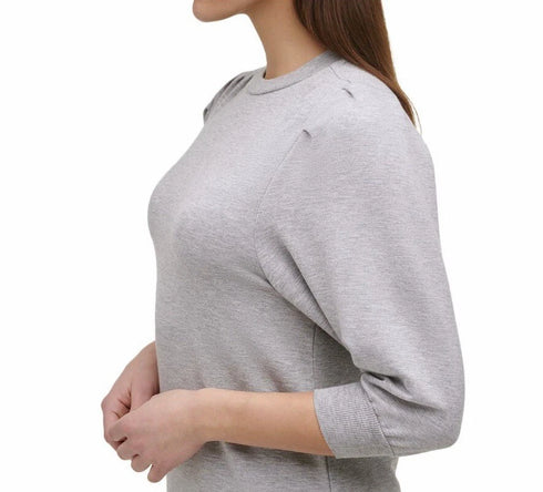 TOMMY HILFIGER GREY SWEATSHIRT DRESS