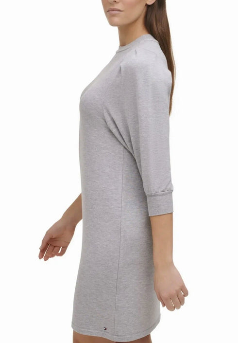 TOMMY HILFIGER GREY SWEATSHIRT DRESS