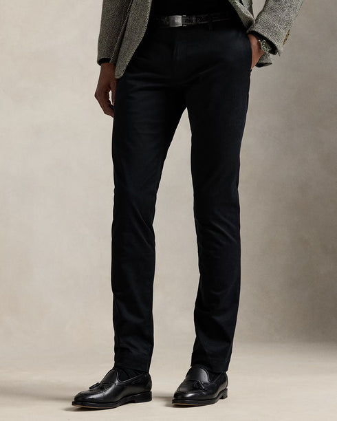 RALPH LAUREN STRETCH SLIM FIT CHINO - BLACK