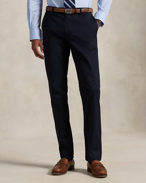 RALPH LAUREN STRETCH SLIM FIT CHINO - NAVY