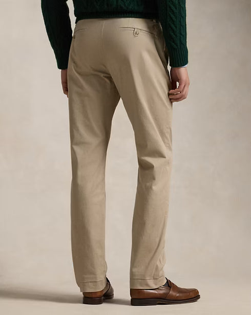 RALPH LAUREN SMALL PONY STRETCH STRAIGHT FIT CHINO - KHAKI