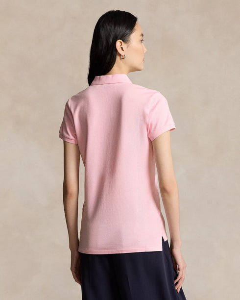 POLO RALPH LAUREN SLIM FIT STRETCH POLO SHIRT- PINK