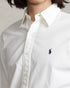 RL GARMENT-DYED OXFORD SHIRT - WHITE