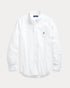 RL GARMENT-DYED OXFORD SHIRT - WHITE
