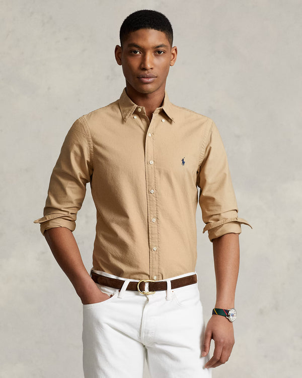 RALPH LAUREN CLASSIC FIT GARMENT-DYED OXFORD SHIRT