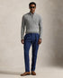 POLO RALPH LAUREN CABLE-KNIT COTTON QUARTER-ZIP JUMPER - GREY