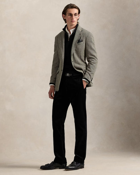 POLO RALPH LAUREN COTTON QUARTER-ZIP JUMPER