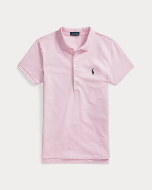 POLO RALPH LAUREN SLIM FIT STRETCH POLO SHIRT- PINK