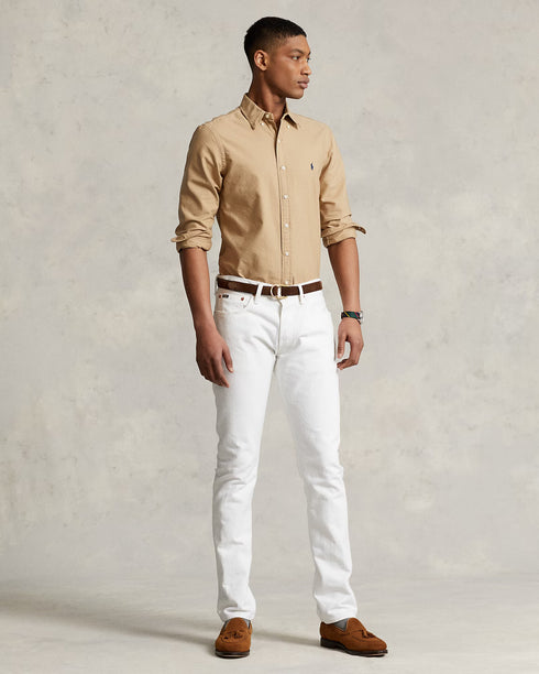 RALPH LAUREN CLASSIC FIT GARMENT-DYED OXFORD SHIRT