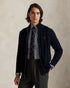 POLO RALPH LAUREN COTTON CABLE-KNIT FULL ZIP JUMPER - NAVY