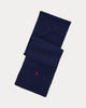 POLO RALPH LAUREN CABLE-KNIT WOOL BLEND SCARF