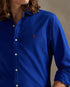 RL GARMENT-DYED OXFORD SHIRT - ROYAL BLUE