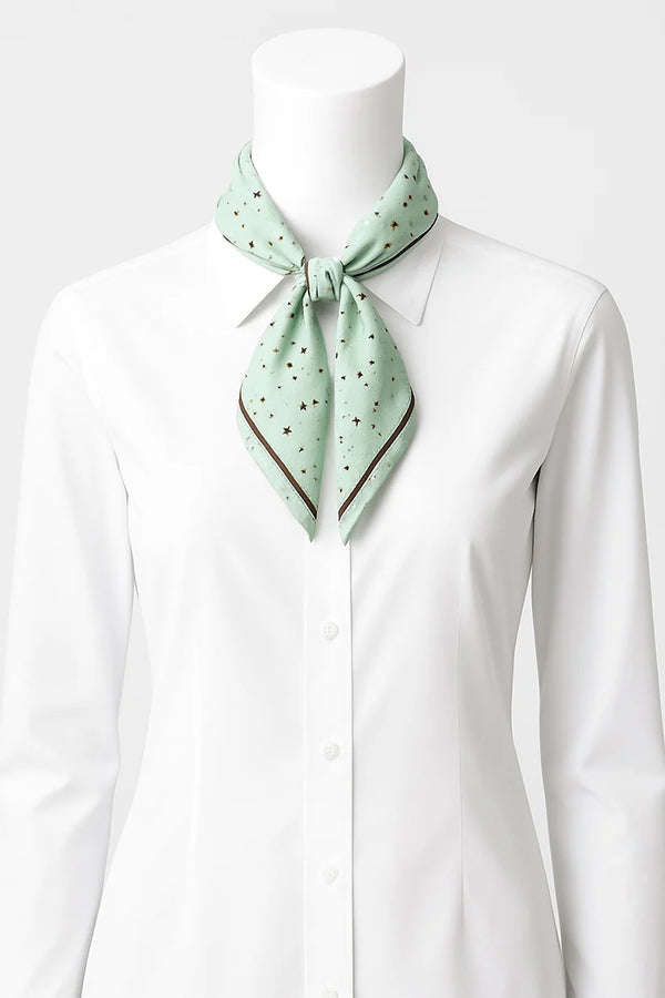 ANN TAYLOR DOTED PRINTED SCARF