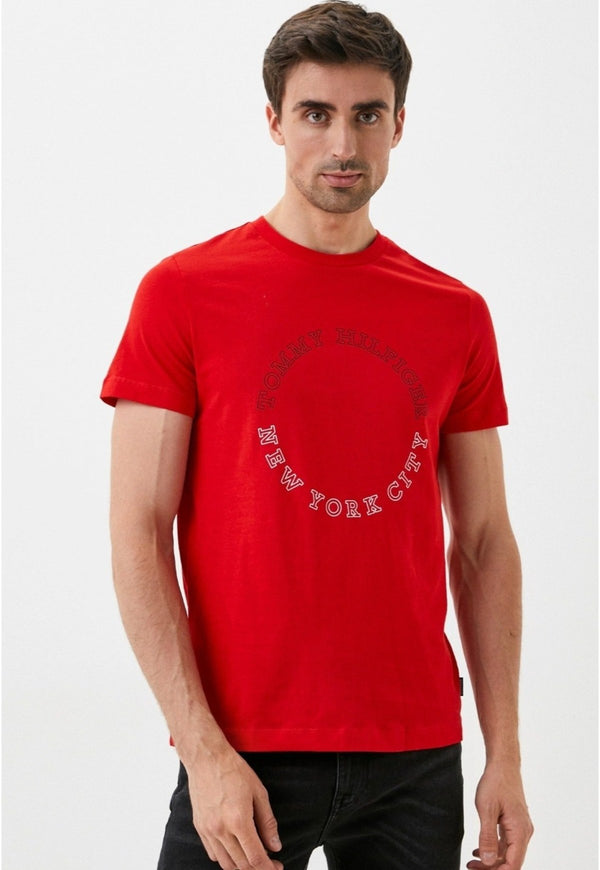 TOMMY HILFIGER NEW YORK CITY LOGO PRINT T-SHIRT