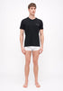 EMPORIO ARMANI V-NECK UNDERSHIRT - BLACK