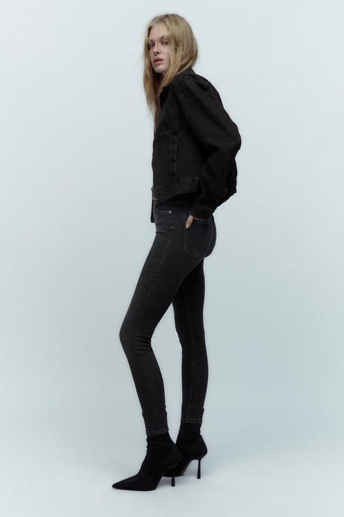 ZARA HI RISE SCULPT JEANS