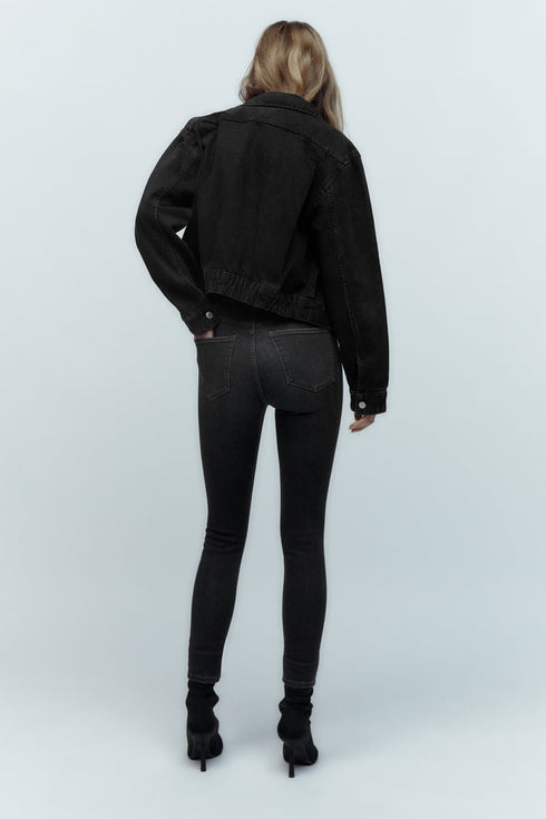 ZARA HI RISE SCULPT JEANS
