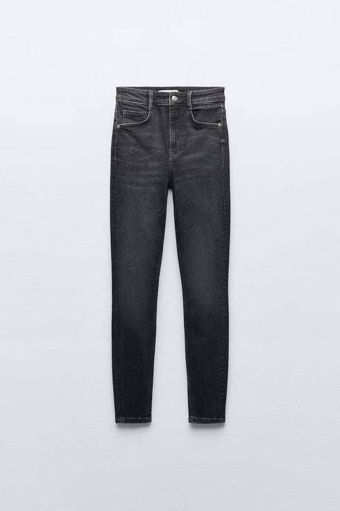 ZARA HI RISE SCULPT JEANS