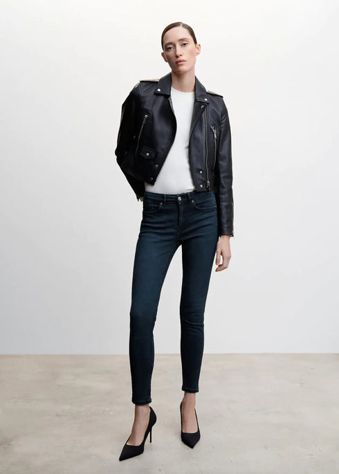 MANGO SKINNY JEANS LOW WAIST TIGHT FIT FULL LEGTH