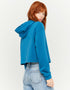 TALLY WEIJL HALF ZIP DETAIL CROPPED HOODIE - MUQQI