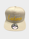 NEW ERA LOS ANGELES LAKERS SCRIPT UP EDITION 9FIFTY SNAPBACK CAP - BEIGE