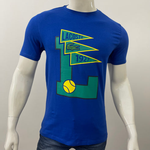 LACOSTE L BADGE PRINTED T-SHIRT