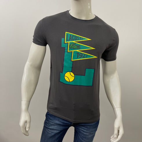 LACOSTE L BADGE PRINTED T-SHIRT
