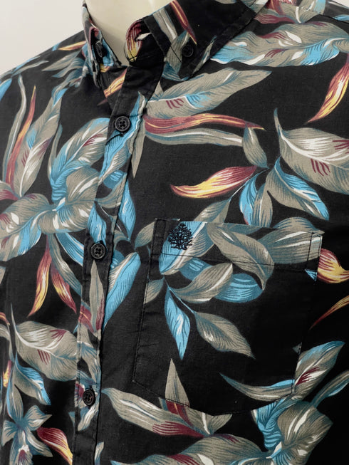 LEEBAADRAH MEN'S FLOAL PRINTED SHIRT