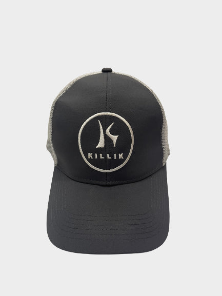 KILLIK MENS STREAM FITTED MENS STREAM MESH BACK CAP - GREY