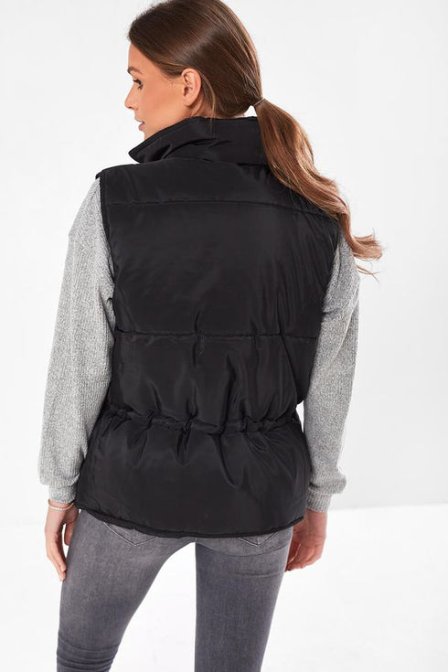 RISING PUFFER POCKET GILET