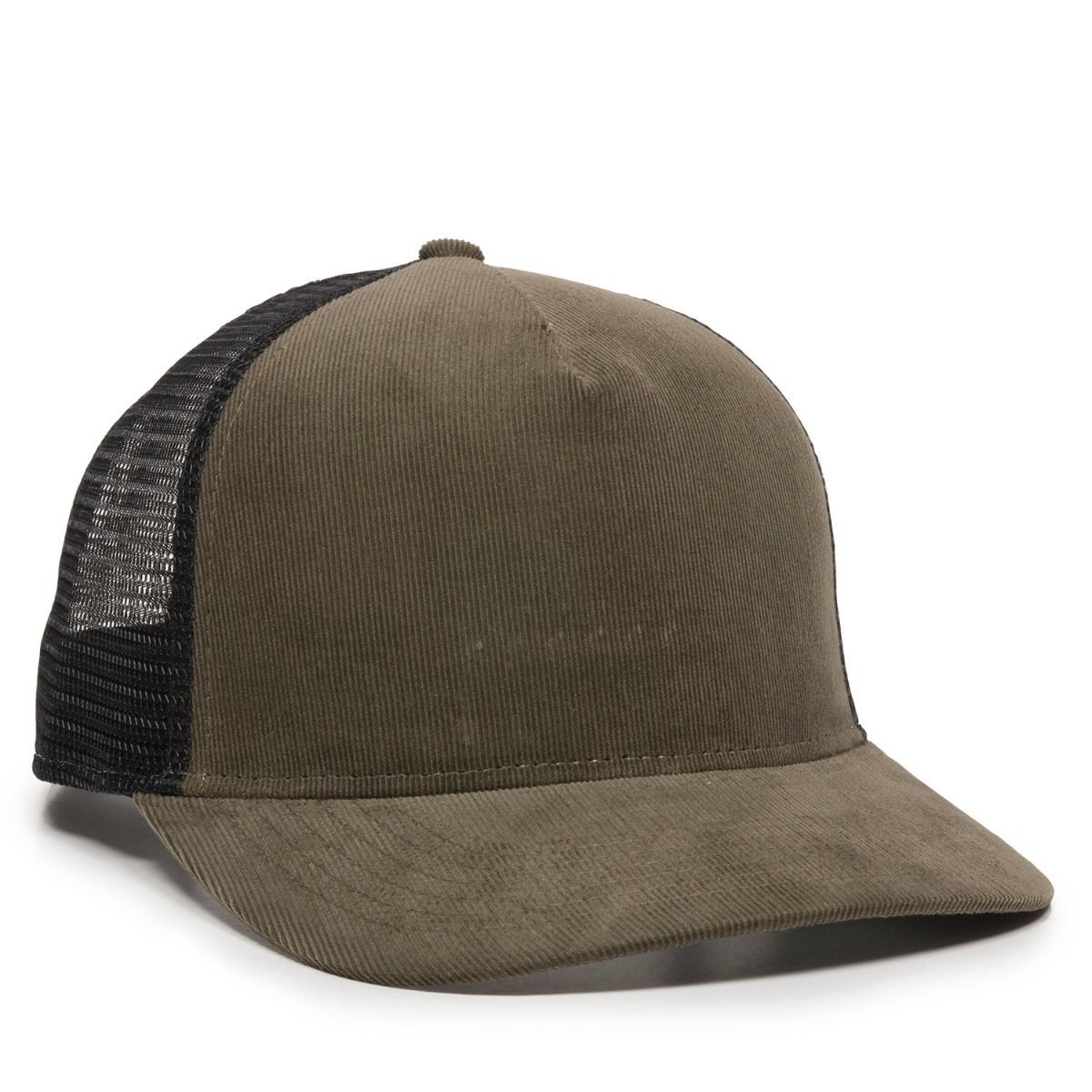 OUTDOOR STRUCTURE CORDUORY MESH BACK CAP CRD-100M - OLIVE/BLACK